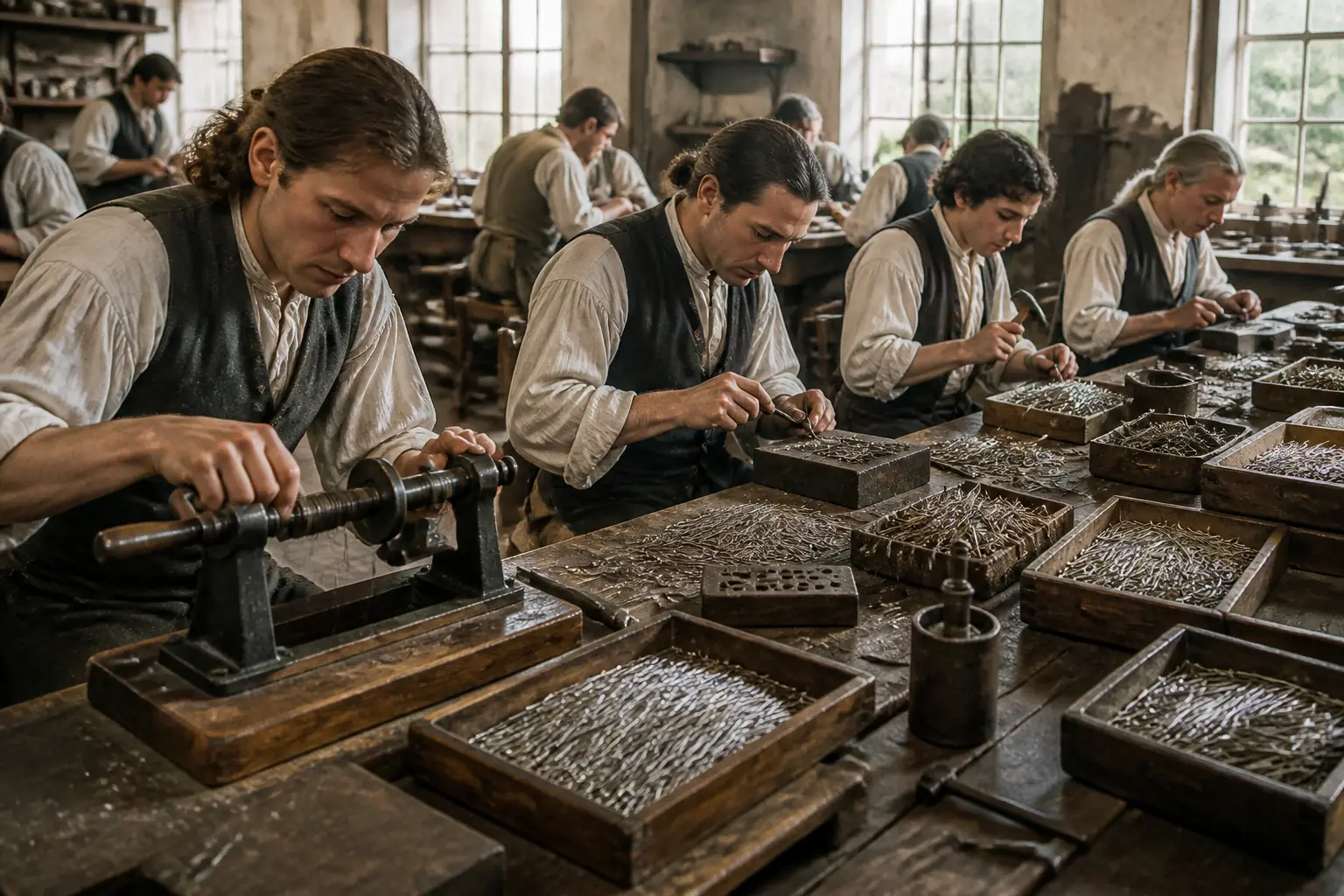 Шпилькова мануфактура XVIII століття як приклад поділу праці з книги «Багатство народів»