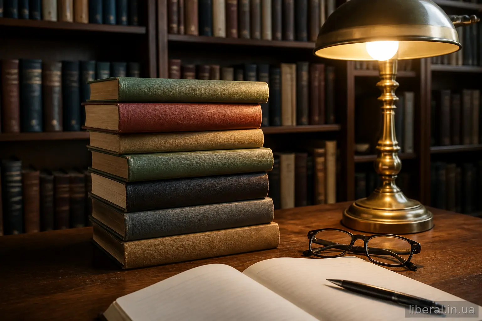 Книжки з політичної філософії та економіки в бібліотеці