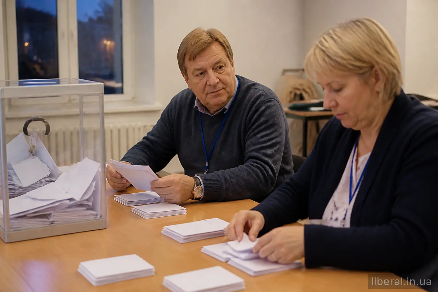 Підрахунок бюлетенів на виборчій дільниці